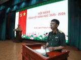TIỂU ĐOÀN 4 TỔ CHỨC THÀNH CÔNG HỘI NGHỊ TỔNG KẾT NĂM HỌC 2025 - 2026